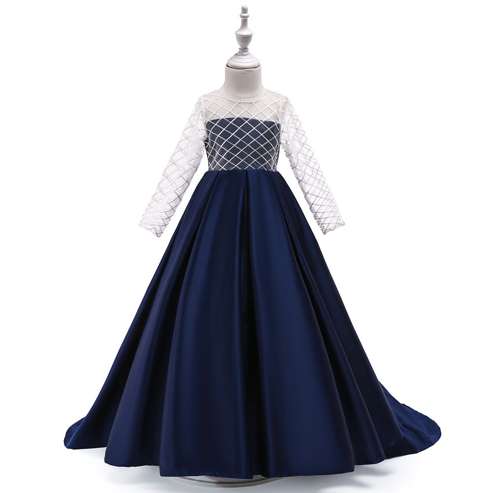 Maille À Manches Longues de Fuite Filles Robe