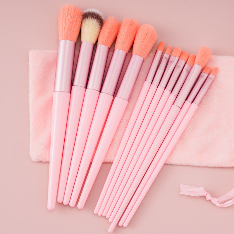 13 pièces Purpleflower houx feuille pinceaux de maquillage vert beauté à séchage rapide maquillage brosse ensemble