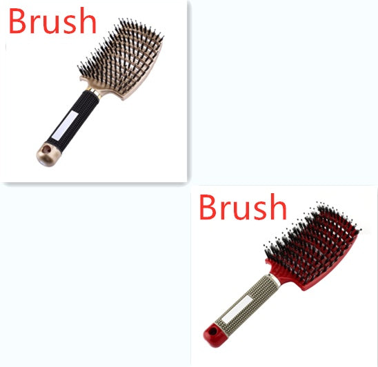 Brosse à cheveux Anti Klit Brushy Haarborstel Femmes Démêlant Cheveux Brosse À Poils En Nylon Cuir Chevelu Massage Teaser De Brosse À Cheveux Peigne