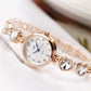 Montre à quartz en acier,