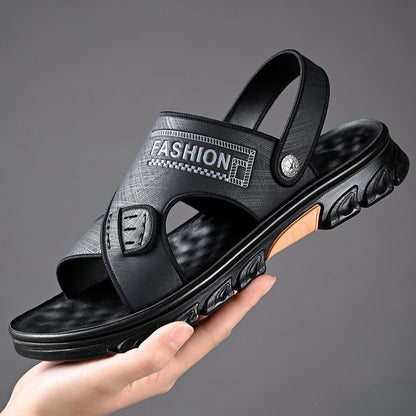 Sandales d'été en cuir de vachette d'été pour hommes