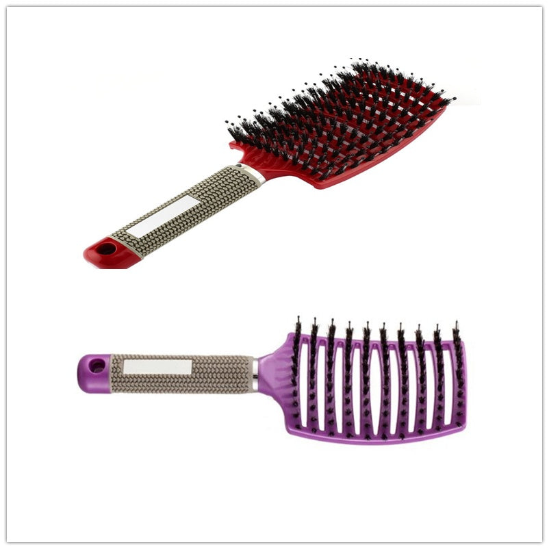 Brosse à cheveux Anti Klit Brushy Haarborstel Femmes Démêlant Cheveux Brosse À Poils En Nylon Cuir Chevelu Massage Teaser De Brosse À Cheveux Peigne