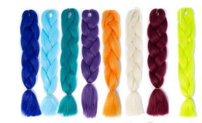 Africain noir tresse cheveux tresse tresse de cheveux haute température fil tresse cheveux perruque Africaine