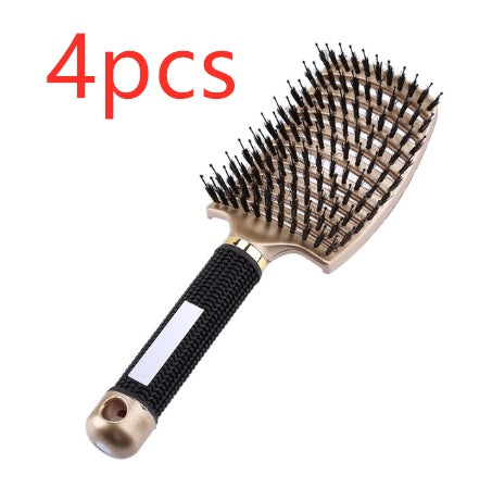 Brosse à cheveux Anti Klit Brushy Haarborstel Femmes Démêlant Cheveux Brosse À Poils En Nylon Cuir Chevelu Massage Teaser De Brosse À Cheveux Peigne