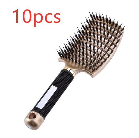 Brosse à cheveux Anti Klit Brushy Haarborstel Femmes Démêlant Cheveux Brosse À Poils En Nylon Cuir Chevelu Massage Teaser De Brosse À Cheveux Peigne