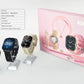 Montre intelligente Bluetooth Appel Fréquence cardiaque Oxygène Sang Femmes