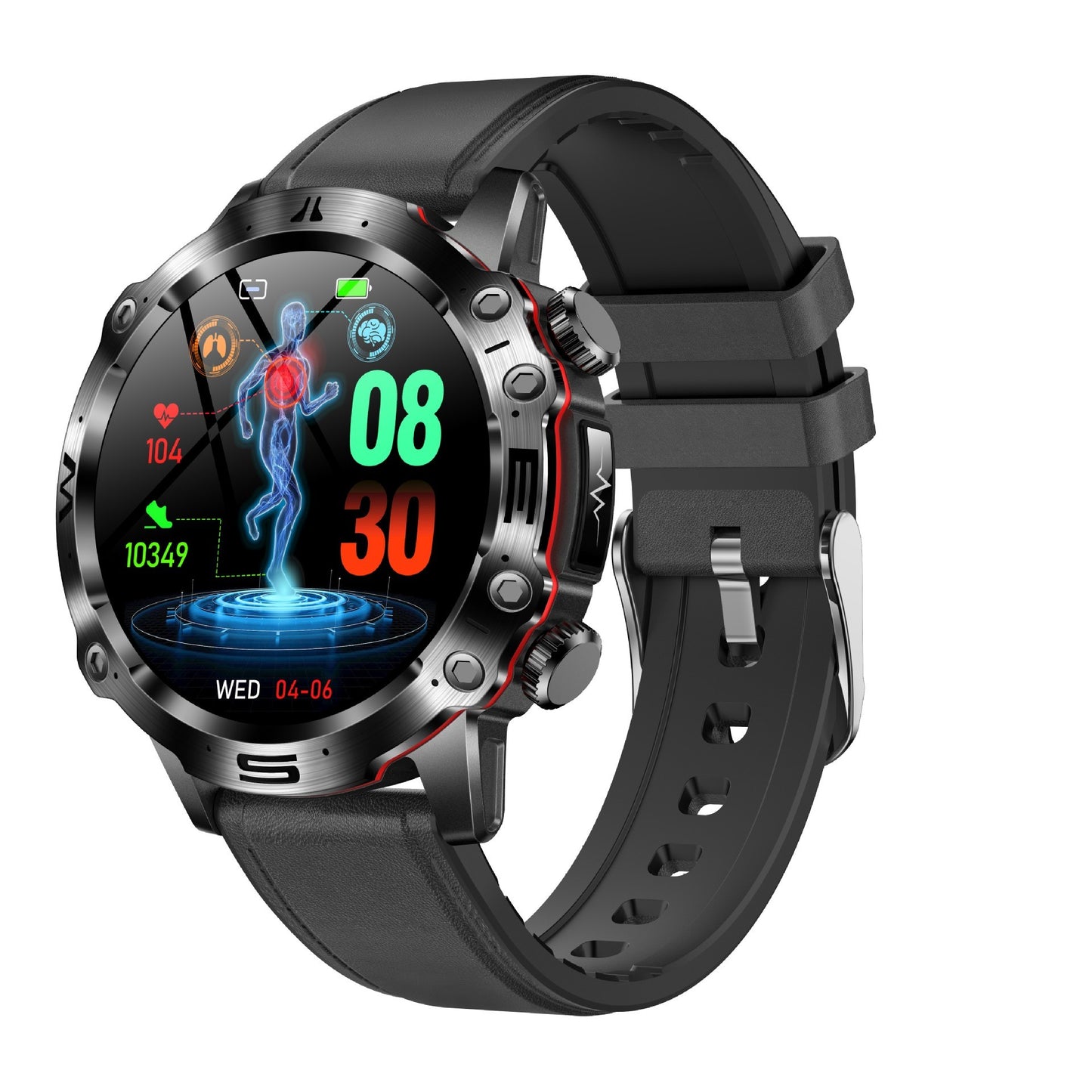 Montre de sport de plein air HD ECG d'appel Bluetooth