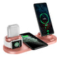6 dans 1 Sans Fil Rapide De Charge Stand Chargeur
