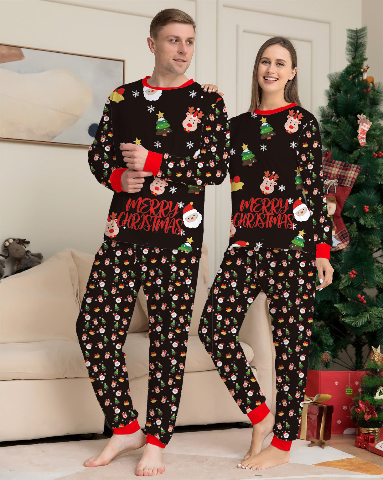 Famille De Noël Correspondant Pyjama Ensemble Pyjamas De Noël Pour La Famille De Noël PYJAMA De Noël de Nuit