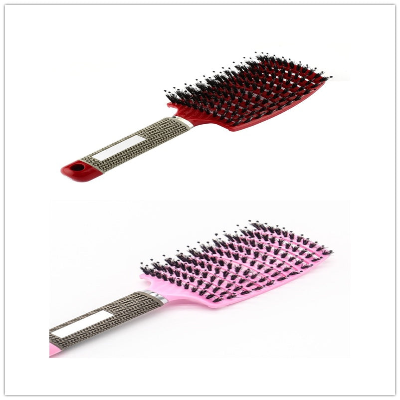 Brosse à cheveux Anti Klit Brushy Haarborstel Femmes Démêlant Cheveux Brosse À Poils En Nylon Cuir Chevelu Massage Teaser De Brosse À Cheveux Peigne