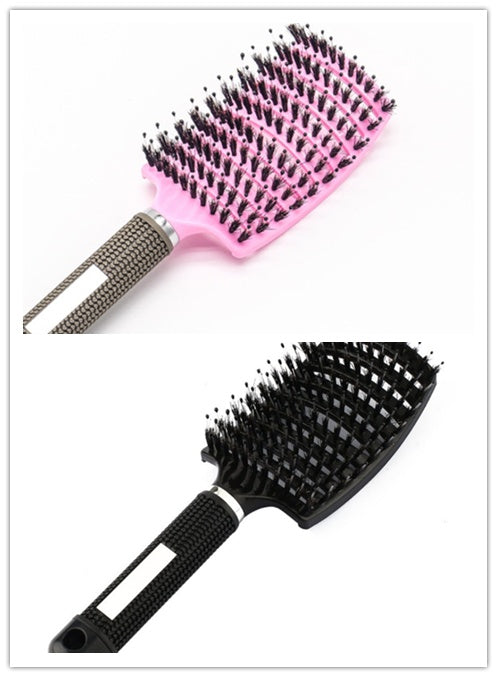Brosse à cheveux Anti Klit Brushy Haarborstel Femmes Démêlant Cheveux Brosse À Poils En Nylon Cuir Chevelu Massage Teaser De Brosse À Cheveux Peigne