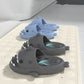 Requin Pantoufles Avec Trous de Drainage Douche Chaussures Pour Femmes Séchage rapide Eva Piscine Requin Diapositives Plage Sandales Avec Trous de Drainage