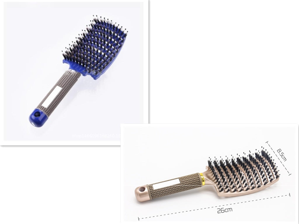 Brosse à cheveux Anti Klit Brushy Haarborstel Femmes Démêlant Cheveux Brosse À Poils En Nylon Cuir Chevelu Massage Teaser De Brosse À Cheveux Peigne