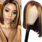 Piano Couleur Bob Coiffures Vrais Cheveux