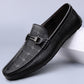 Chaussures décontractées en cuir de vachette,