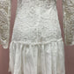 Women's Embroidery Dress Lace Deep