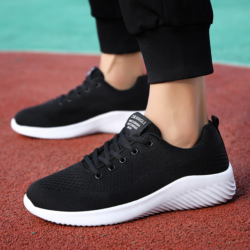 Chaussures tissées volantes décontractées pour hommes, printemps et été grande taille