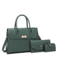 Sac à motif de pierre pour femmes ensemble de trois pièces de grande capacité