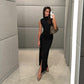 Fashion Trendy Slim Fit High Waist Crimp Dress Women