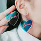 Boucles d'oreilles en acrylique,