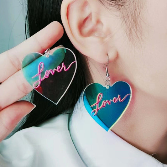 Boucles d'oreilles en acrylique,