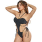 Women's Hollow Backless High Waist Lace-up Jumpsuit