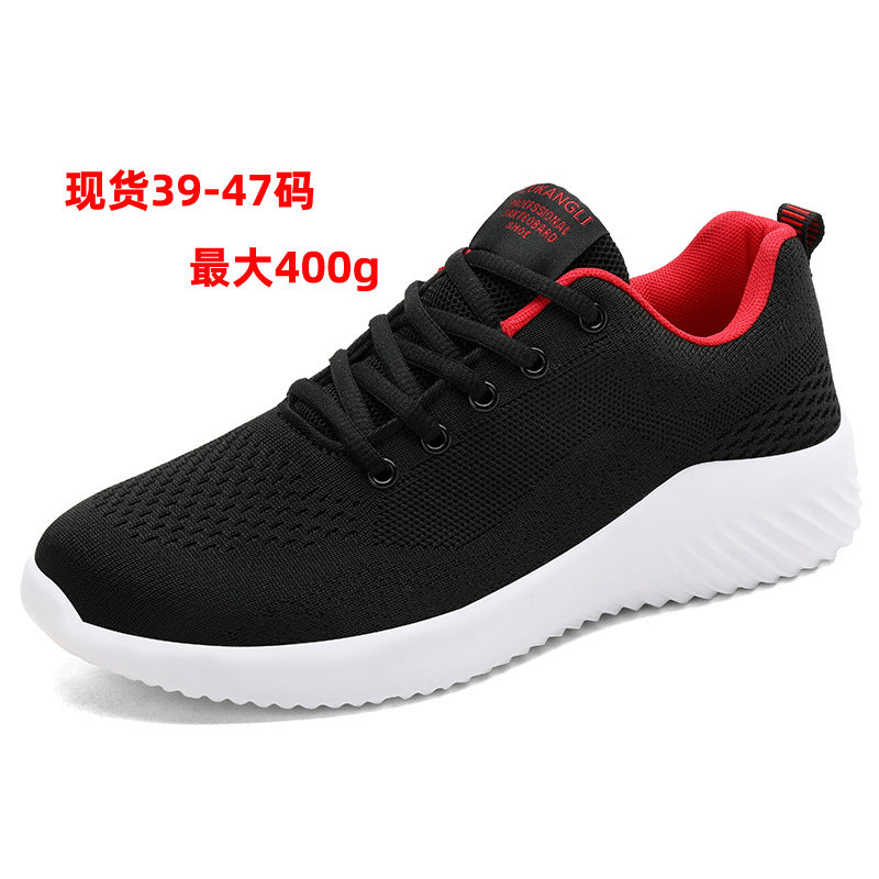 Chaussures tissées volantes décontractées pour hommes, printemps et été grande taille