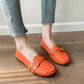 Spring And Autumn New Single Layer Shoes Women's Fashion Belt Buckle Mom Shoes