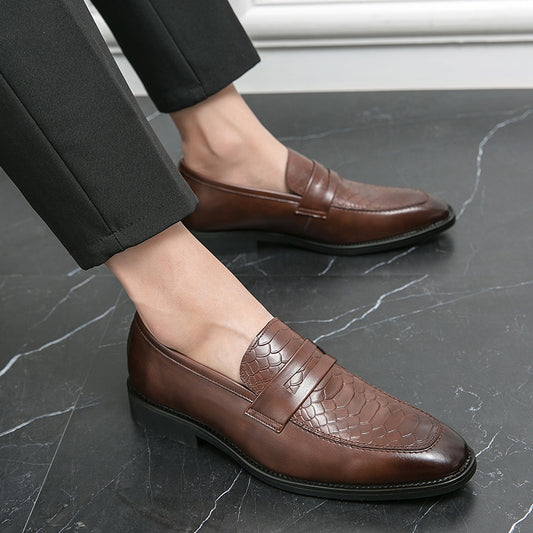 Chaussures en cuir décontractées de style coréen de style britannique