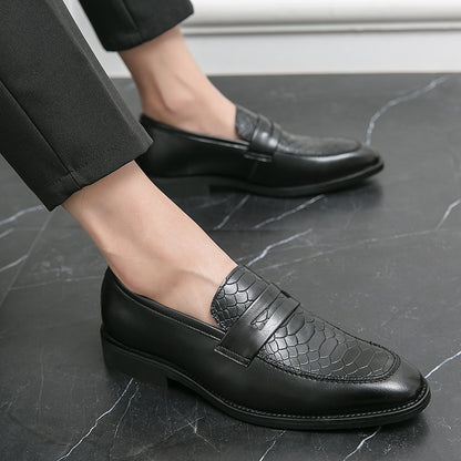 Chaussures en cuir décontractées de style coréen de style britannique