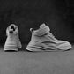 Chaussures de loisirs en cuir de sport polyvalentes doublées de molleton pour hommes