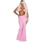 Women's Street Exposed Navel Lace-up Bikini Suit