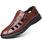 Sandales en cuir de vachette,