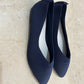 Plus Size Solid Color Pointed Flat Soft Sole Thin Shoes