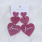 Boucles d'oreilles en acrylique,