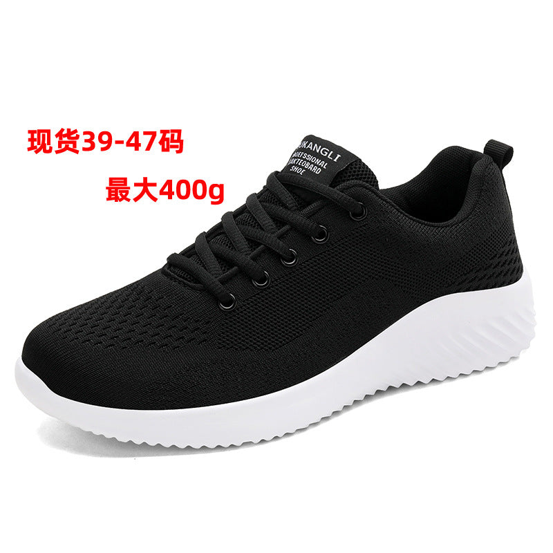 Chaussures tissées volantes décontractées pour hommes, printemps et été grande taille