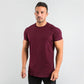 Men's Sports Solid Color Fitness Slim Long Sleeve And Short Sleeve T-shirt