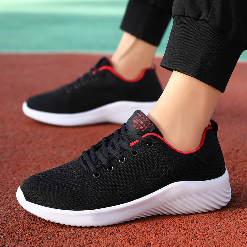 Chaussures tissées volantes décontractées pour hommes, printemps et été grande taille