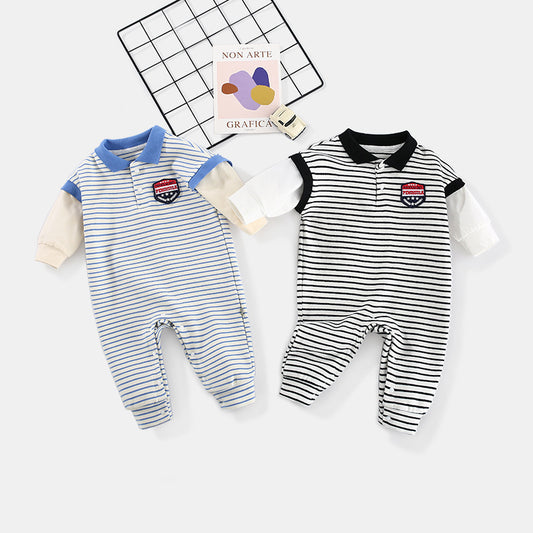 Bébé Onesies Rayé Bébé Bébé Nouveau-Né Vêtements Bébé Automne Vêtements