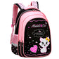 Enfants École Mignon Chat Impression Sac À Dos