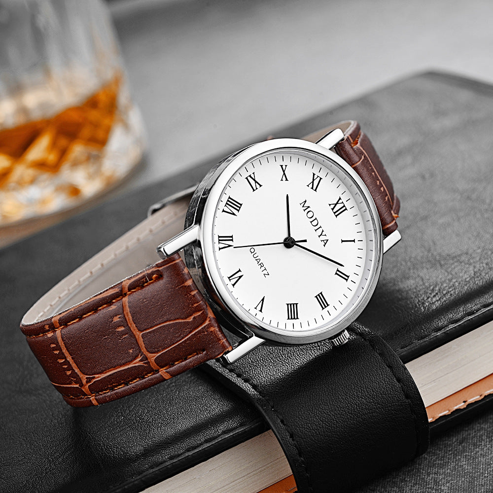Montre à quartz simple à la mode pour hommes