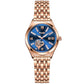 Montre lumineuse à calendrier étanche décontractée pour femme