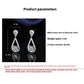 Fashion Jewelry Tassel Water Drop Eardrops Plated Sterling Silver