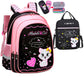 Enfants École Mignon Chat Impression Sac À Dos