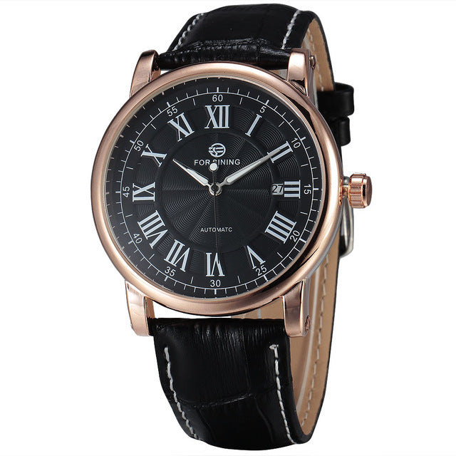 Montre mécanique décontractée de style américain européen pour hommes