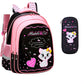 Enfants École Mignon Chat Impression Sac À Dos