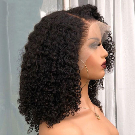 10A court brésilien dentelle avant Bob perruque cheveux humains