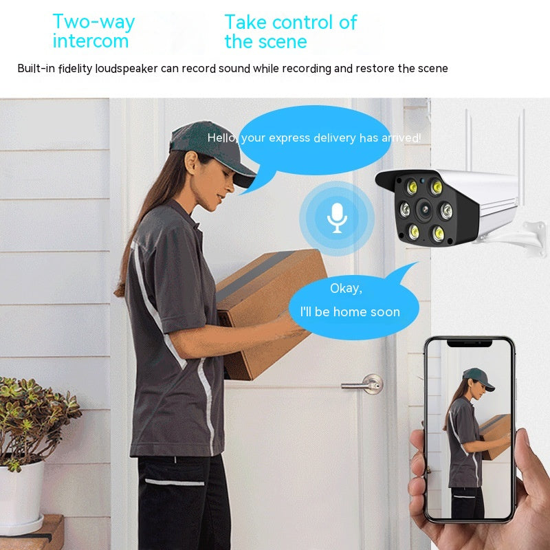 Accueil Caméra réseau extérieure WiFi sans fil